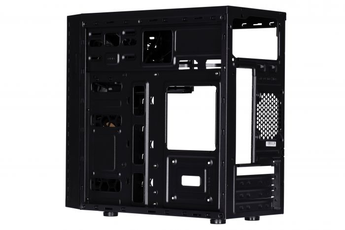 Корпус 2E BASIS (RD858) MiniT, Micro ATX,Mini ITX,2xUSB3.0, 2x120мм ARGB,акрил(бічна/передня панелі),без БЖ,чорний