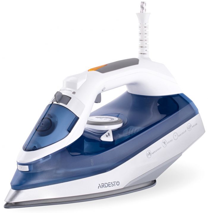 Праска Ardesto IR-C2232-BL /2200Вт /320мл/пар/ самоочищення/антикапля /керам.под /синій