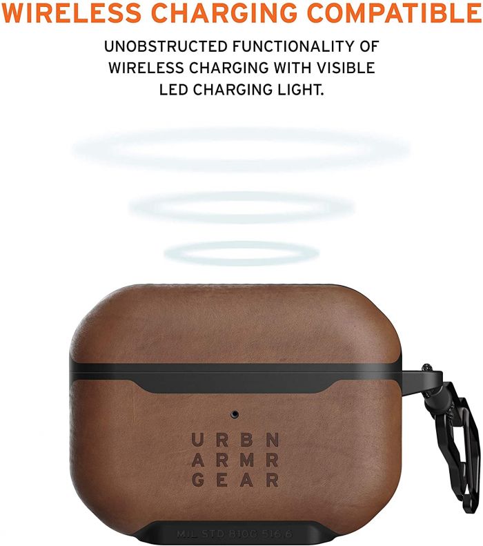 Чохол UAG для Apple Airpods Pro Metropolis, LTHR ARMR- BROWN