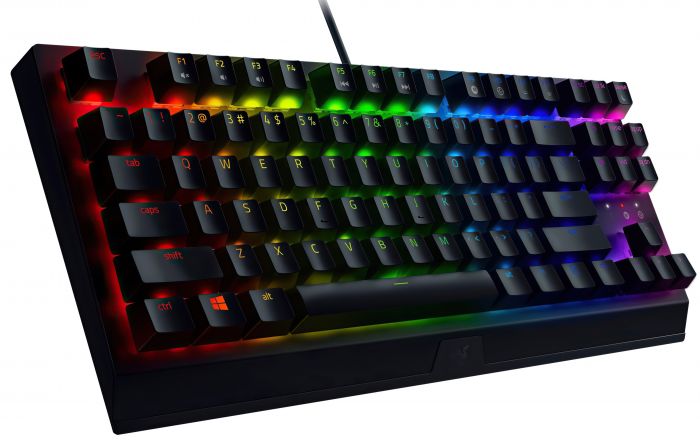 Клавіатура ігрова Razer™ BlackWidow V3 TKL Green Switch USB US RGB, Black