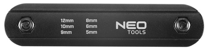 Ключі торцеві NEO 5, 6, 8, 9, 10, 12 мм