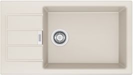 Кухонні мийки Franke Sirius S2D Slim 611-78 XL/143.0627.387/ тектонайт/з крилом/ 780х430х200/білий