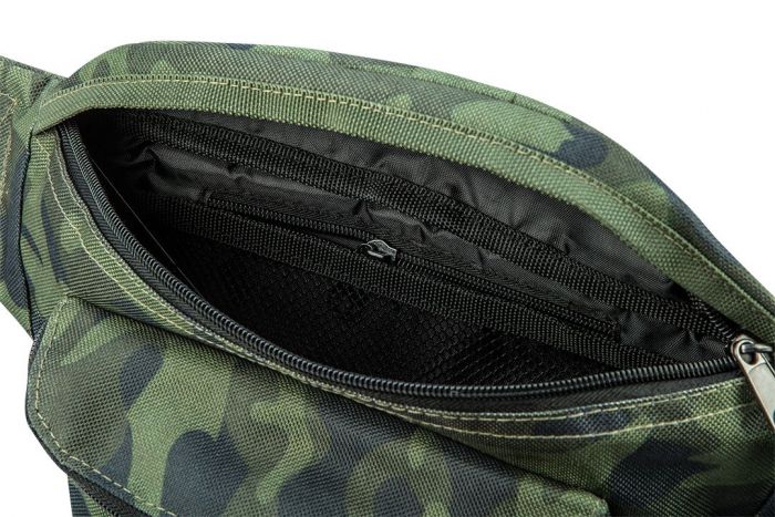 Сумка NEO "CAMO", камуфляжна, на пояс, посилена, поліестер 600D, 36х12см