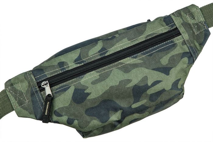 Сумка NEO "CAMO", камуфляжна, на пояс, посилена, поліестер 600D, 36х12см