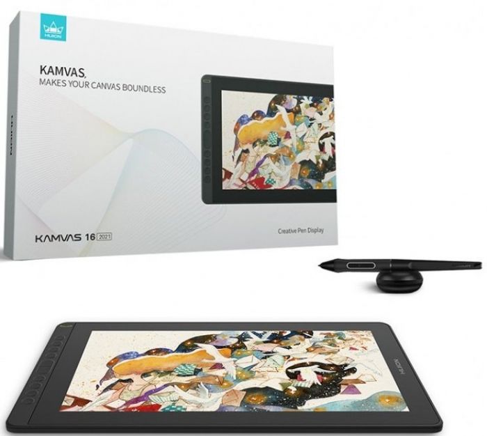 Графічний планшет Huion Kamvas 16 GS1562(2021),Cosmo Black