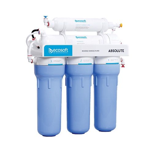 Фільтр зворотного осмосу Ecosoft Absolute 5-50, 75 гал DuPont Aqualast, дренаж 1:1