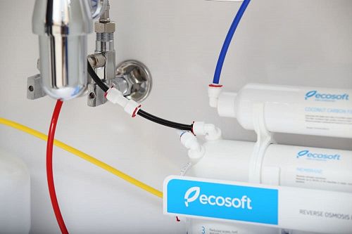 Фільтр зворотного осмосу Ecosoft Absolute 5-50, 75 гал DuPont Aqualast, дренаж 1:1