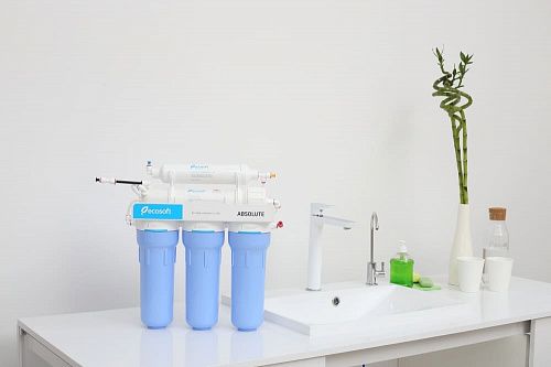 Фільтр зворотного осмосу Ecosoft Absolute 5-50, 75 гал DuPont Aqualast, дренаж 1:1