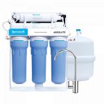 Фільтр зворотного осмосу Ecosoft Absolute 5-50P з помпою на станині, 75 гал/добу DuPont Aqualast, дренаж 1:1