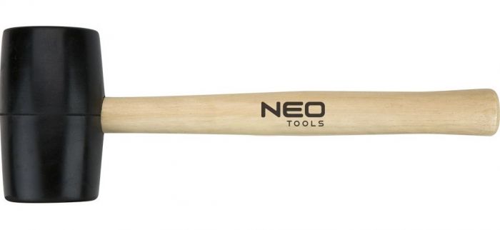 Киянка гумова NEO 72 мм, 900 г, рукоятка дерев'яна