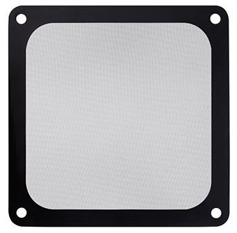 Пиловий магнітний фільтр для вентилятора SilverStone FF123B, 120x120x1.5мм, чорний