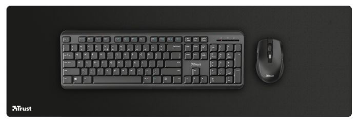 Килимок для миші TRUST Mouse Pad XXL Black (930х300х3мм)