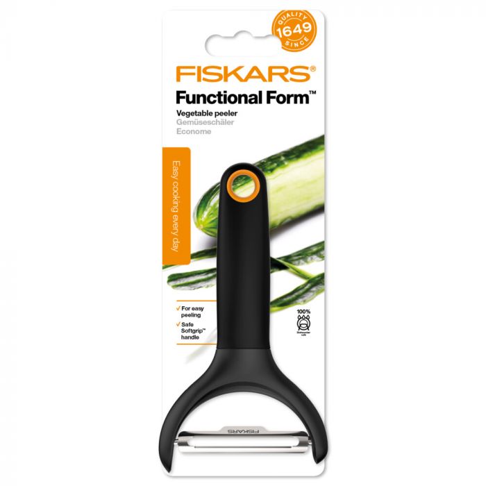Ніж для чищення овочів з рухомим лезом (Y форма) Fiskars Form