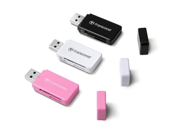 Кардрідер Transcend USB 3.0 microSD/SD White