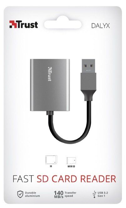 Кардридер Trust DALYX FAST USB 3.2 ALUMINIUM