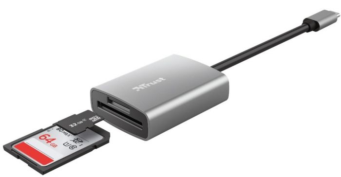 Кардридер Trust DALYX FAST USB-C ALUMINIUM