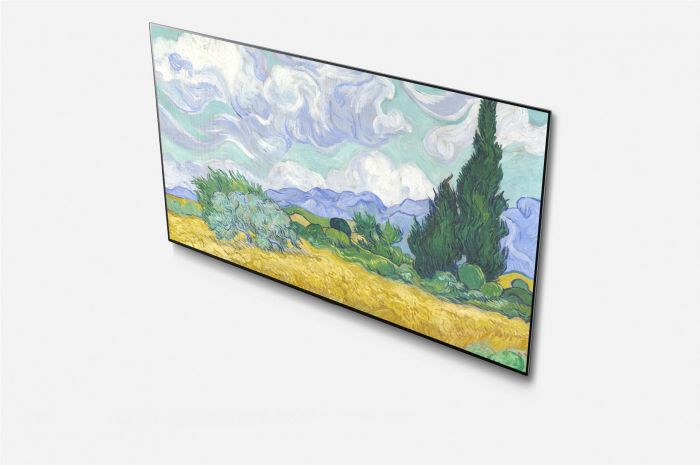 Телевiзор 55" OLED 4K LG OLED55G16LA Smart, WebOS, Срiбло