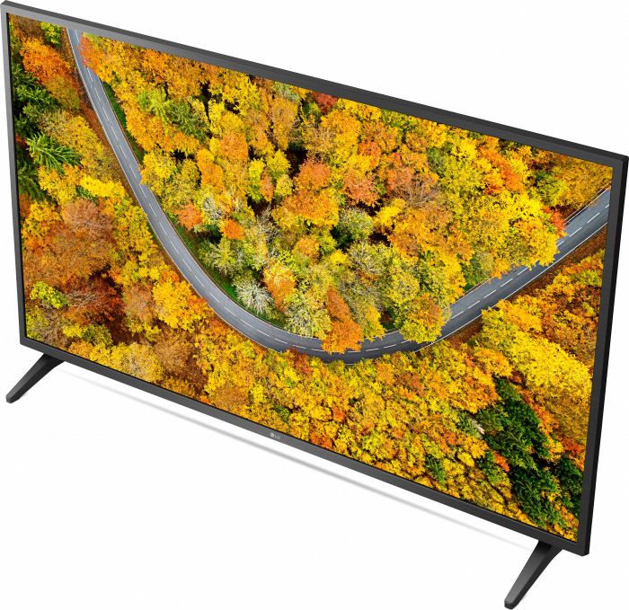 Телевiзор 43" LED 4K LG 43UP75006LF Smart, WebOS, Чорний