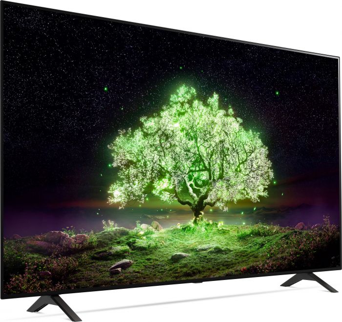 Телевiзор 55" OLED 4K LG OLED55A16LA Smart, WebOS, Чорний