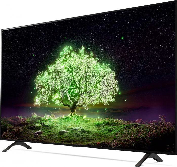 Телевiзор 55" OLED 4K LG OLED55A16LA Smart, WebOS, Чорний