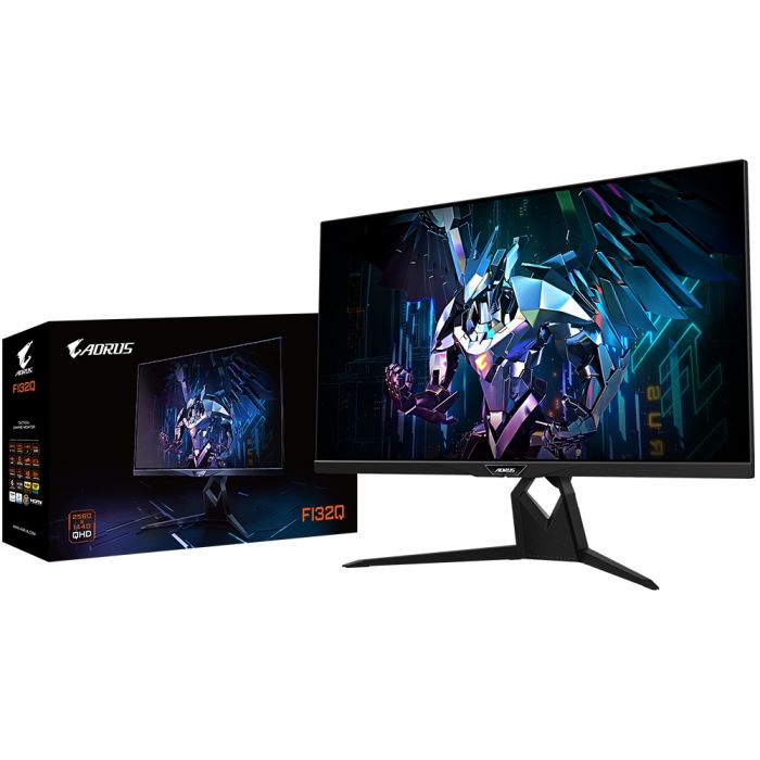 Монітор LCD AORUS 31.5" FI32Q, 2xHDMI, DP, 2xUSB, USB-C, MM, IPS, 2560x1440, 165Hz, 1mc, 94%DCI-P3, FreeSync, HDR400