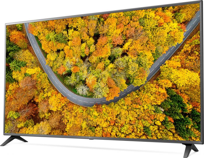 Телевiзор 75" LED 4K LG 75UP75006LC Smart, WebOS, Чорний