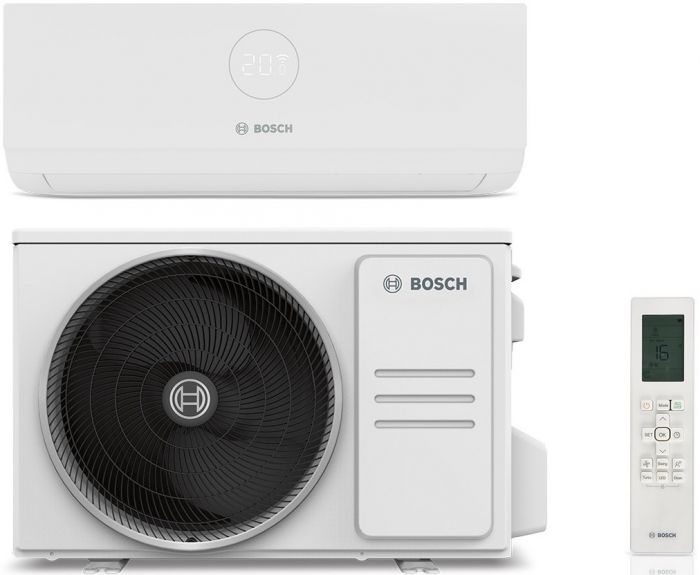 Кондиціонер Bosch CL3000i RAC 3,5, 11000 BTU, інвертор, 35 м2, A++/A+, R32, Wi-Fi