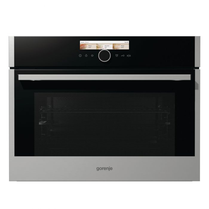 Духовка Gorenje BCM598S18X/компактна з функц м/хв.пічки/ 50 л/сенс.програм/ електрон.упр/гриль/нержав.