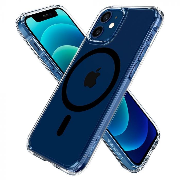 Чохол Spigen для Apple iPhone 12 / 12 Pro Ultra Hybrid Mag Safe, Black
