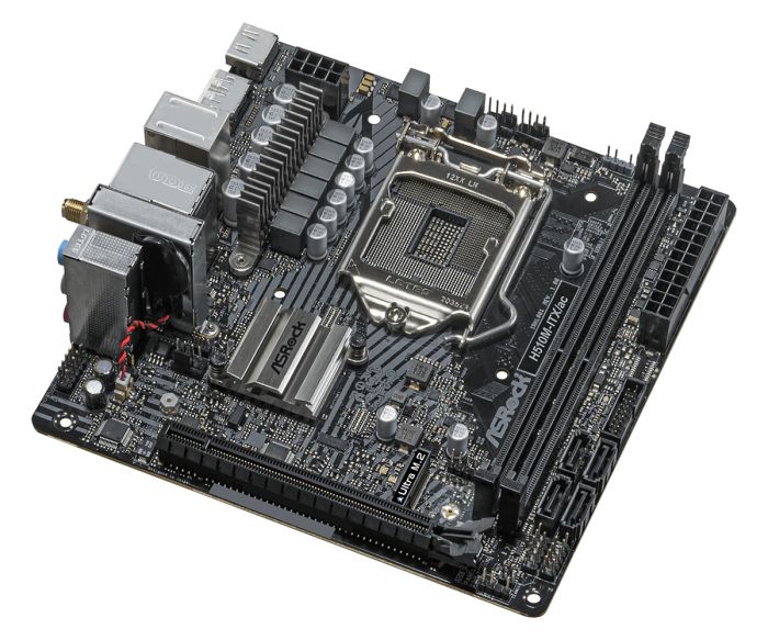 Материнська плата ASRock H510M-ITX/AC s1200 H510 HDMI-DP 2xDDR4 M.2 Wi-Fi!!!BT mITX