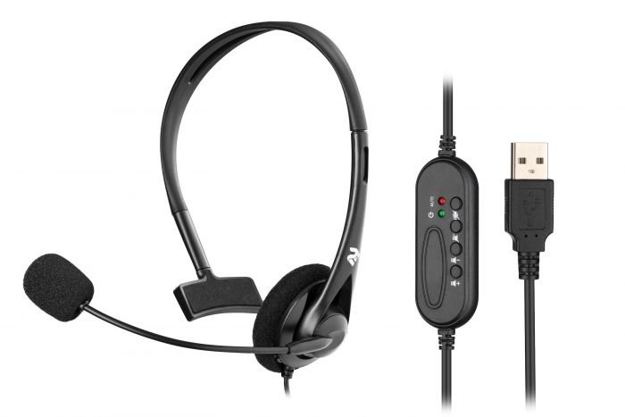 Гарнітура для ПК 2E CH11 Mono USB