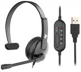 Гарнітура для ПК 2E CH12 Mono On-Ear USB