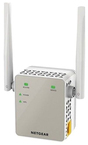 Розширювач WiFi-покриття NETGEAR EX6120 AC1200, 1xFE LAN, 2x зовнішн. ант.