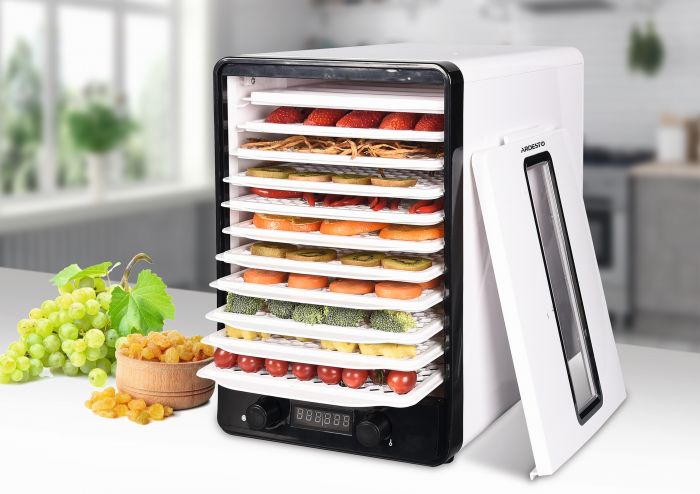 Сушка для продуктів Ardesto FDB-1138 - 550Вт/ 10+1 піддонів вис. 3см/рег. темп./ біла