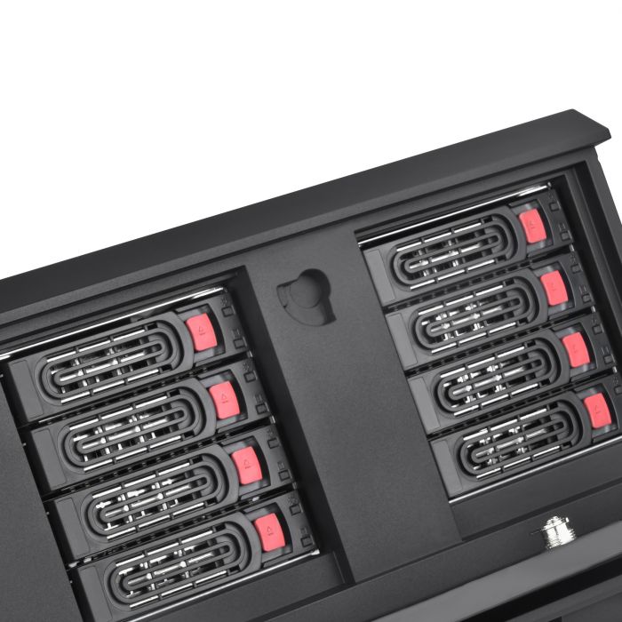 Корпус SilverStone SST-CS381,Micro-ATX,USB 3.1 Gen 1 x 2,HDDx8,SSDx4, Kensington lock, SFX, без БЖ,чорний