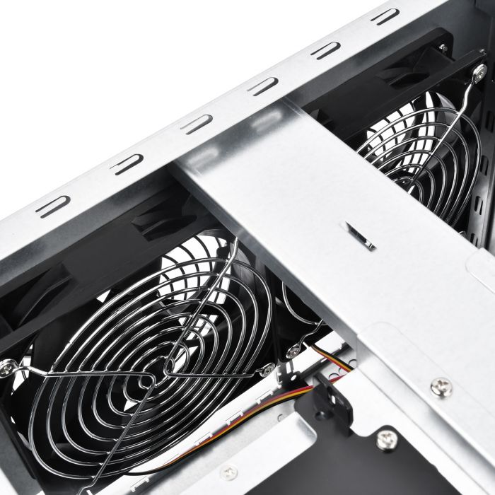 Корпус SilverStone SST-CS381,Micro-ATX,USB 3.1 Gen 1 x 2,HDDx8,SSDx4, Kensington lock, SFX, без БЖ,чорний