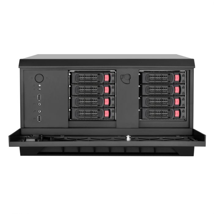 Корпус SilverStone SST-CS381,Micro-ATX,USB 3.1 Gen 1 x 2,HDDx8,SSDx4, Kensington lock, SFX, без БЖ,чорний