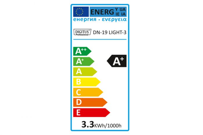 Світильник DIGITUS LED lighting, 223 lm, 6500K, sensor, magnet fixing
