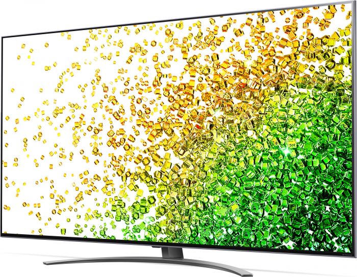 Телевiзор 55" NanoCell 4K LG 55NANO866PA Smart, WebOS, Срiбло