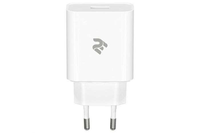 Мережевий ЗП 2Е USB Wall Charger QC, PD, Max 30W, white