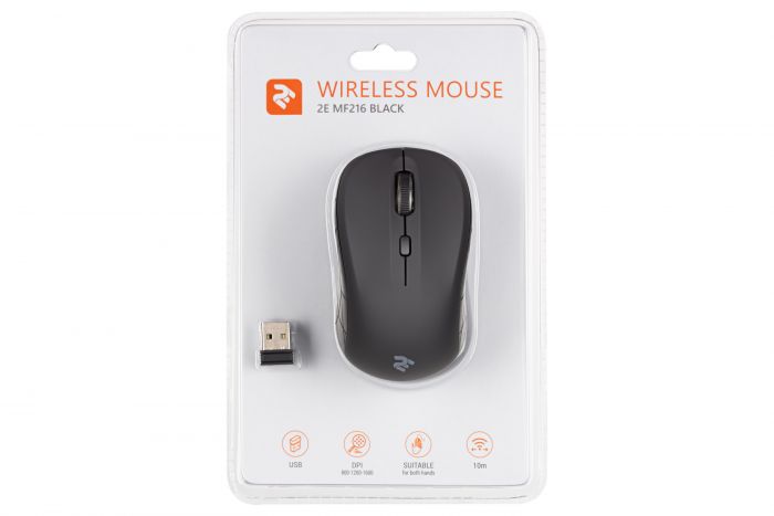 Миша 2Е MF216 WL Black