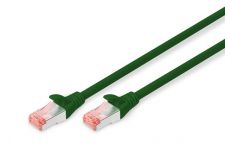 Патч-корд DIGITUS CAT 6 S-FTP, 0.5м, AWG 27/7, LSZH, зелений