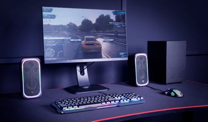 Акустична система (Колонки) Trust 2.1 GXT 635 Rumax RGB Black