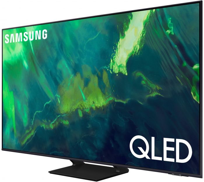 Телевiзор 65" QLED 4K Samsung QE65Q70AAUXUA Smart, Tizen, Black
