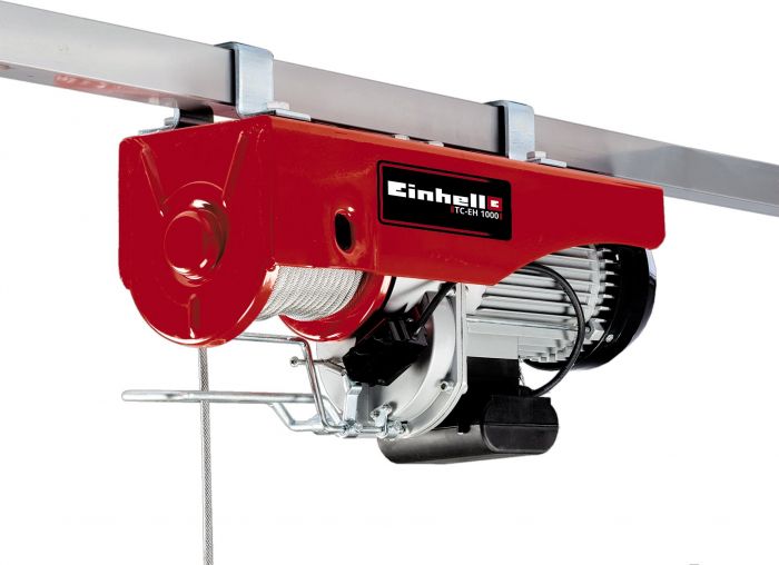 Тельфер електричний Einhell TC-EH 1000, 1600 Вт, до 1000 кг, трос 18 м