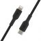 Кабель Belkin USB-С - Lightning, BRAIDED, 2m, black