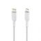 Кабель Belkin USB-С - Lightning, BRAIDED, 2m, white