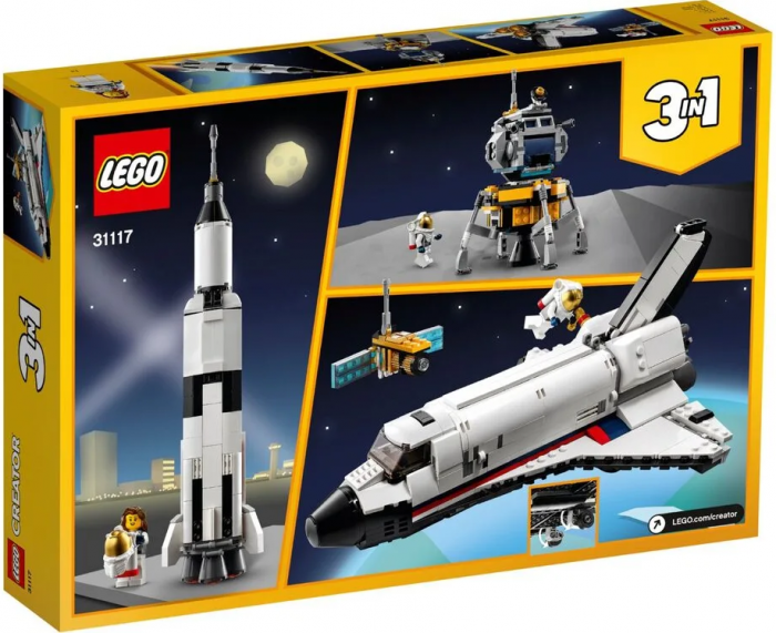 Конструктор LEGO Creator Пригоди на космічному шатлі 31117