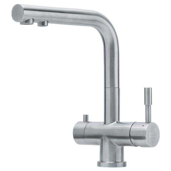 Змішувач Franke Atlas Clear Water З/120.0179.978/ поворотний/нержав.сталь полірована