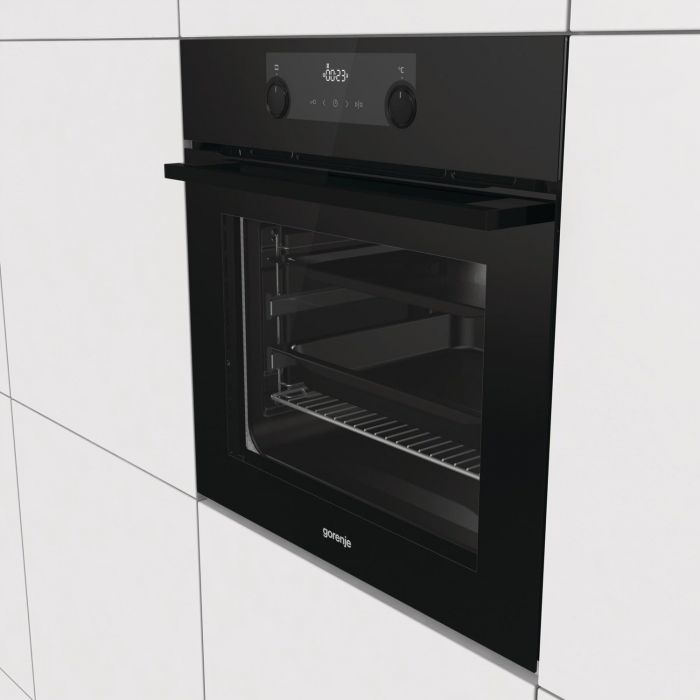 Духовка Gorenje BPS737E301BG/піроліз/приготув. з паром/70 л /А+/сенсорн програматор IconLED+/гриль/чорна